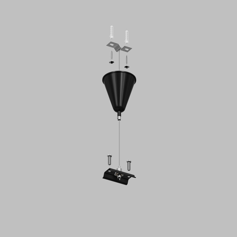 Трековый светильник Denkirs DK Track Black (SOLID BASE) | DK ТРЕК ЧЕРНЫЙ (СОЛИД БЕЙС) TR1105-BK